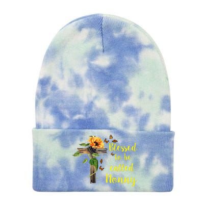 Blessed To Be Called Nonny Tie Dye 12in Knit Beanie