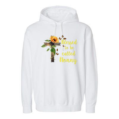 Blessed To Be Called Nonny Garment-Dyed Fleece Hoodie