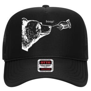 Boop The Bear High Crown Mesh Back Trucker Hat