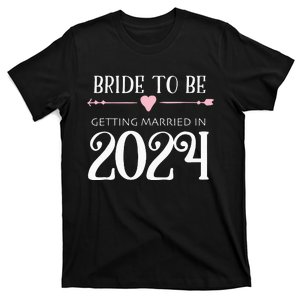 Bride to Be 2024 Engagement Ring Future Bride T-Shirt