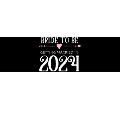 Bride to Be 2024 Engagement Ring Future Bride Bumper Sticker