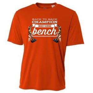 Back To Back Champion Highest Scoring Bench Last Place Cooling Performance Crew T-Shirt