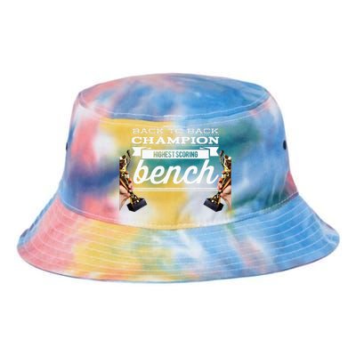 Back To Back Champion Highest Scoring Bench Last Place Tie Dye Newport Bucket Hat