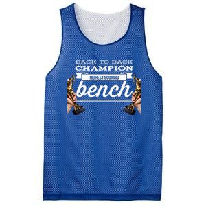 Back To Back Champion Highest Scoring Bench Last Place Mesh Reversible Basketball Jersey Tank