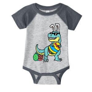 Bunnysaurus Trex Bunny Boy Easter Dinosaur Infant Baby Jersey Bodysuit