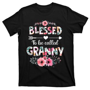 Blessed To Be Called Granny Funny Granny Mother's Day T-Shirt