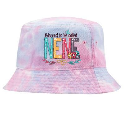 Blessed To Be Called Nene Colorful Grandma Tie-Dyed Bucket Hat