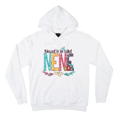 Blessed To Be Called Nene Colorful Grandma Hoodie