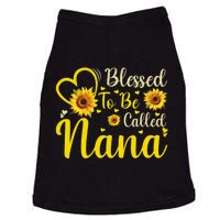 Blessed To Be Called Nana Cute Sunflower Women Mothers Day Doggie Tank