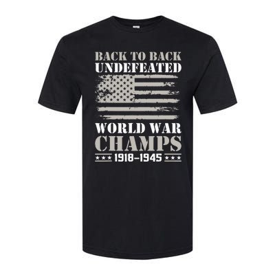 Back To Back Undefeated World War Champs 4th Of July Softstyle® CVC T-Shirt