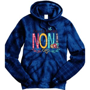 Blessed To Be Called Noni Colorful Grandma Tie Dye Hoodie