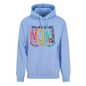 Blessed To Be Called Noni Colorful Grandma Unisex Surf Hoodie