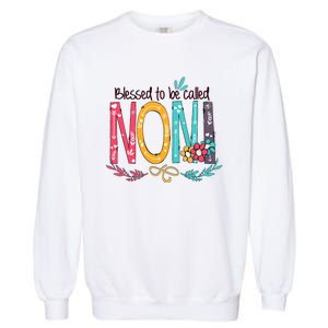 Blessed To Be Called Noni Colorful Grandma Garment-Dyed Sweatshirt