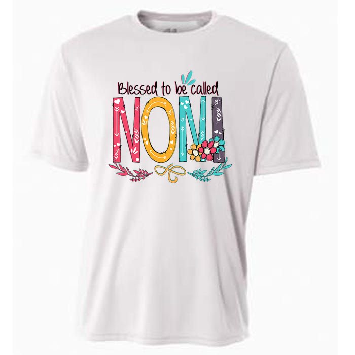 Blessed To Be Called Noni Colorful Grandma Cooling Performance Crew T-Shirt