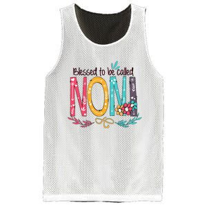 Blessed To Be Called Noni Colorful Grandma Mesh Reversible Basketball Jersey Tank