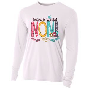 Blessed To Be Called Noni Colorful Grandma Cooling Performance Long Sleeve Crew