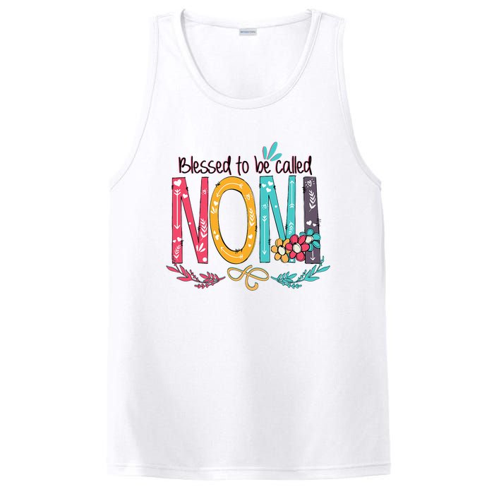 Blessed To Be Called Noni Colorful Grandma PosiCharge Competitor Tank