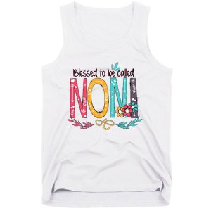 Blessed To Be Called Noni Colorful Grandma Tank Top