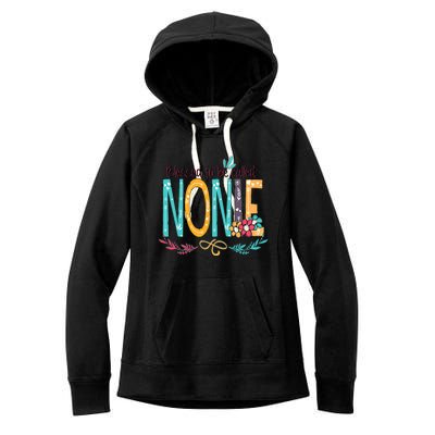 Blessed To Be Called Nonie Colorful Grandma Women's Fleece Hoodie