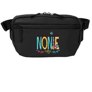 Blessed To Be Called Nonie Colorful Grandma Crossbody Pack