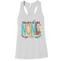 Blessed To Be Called Nonie Colorful Grandma Women's Racerback Tank