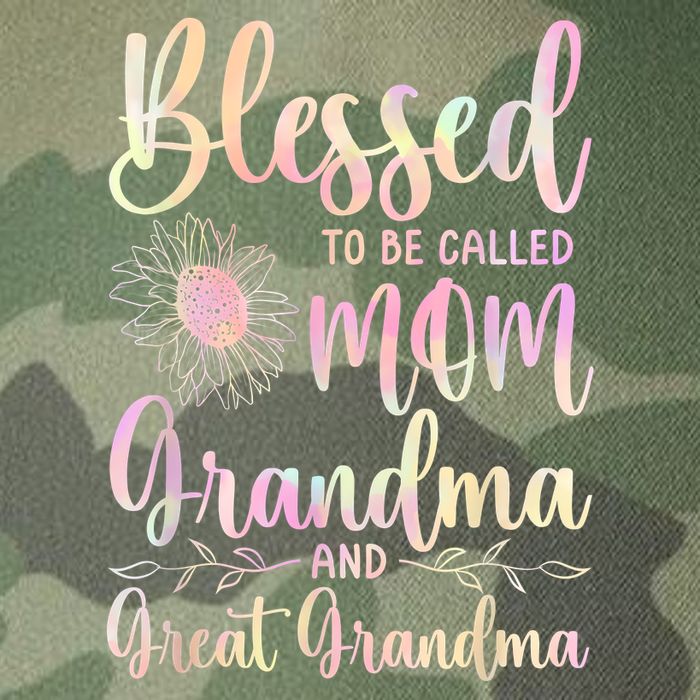 Blessed To Be Called Mom Grandma And Great Grandma Flower Legacy Tie Dye Trucker Hat