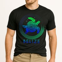 Belize Tribal Belize Turtle Cooling Performance Crew T-Shirt