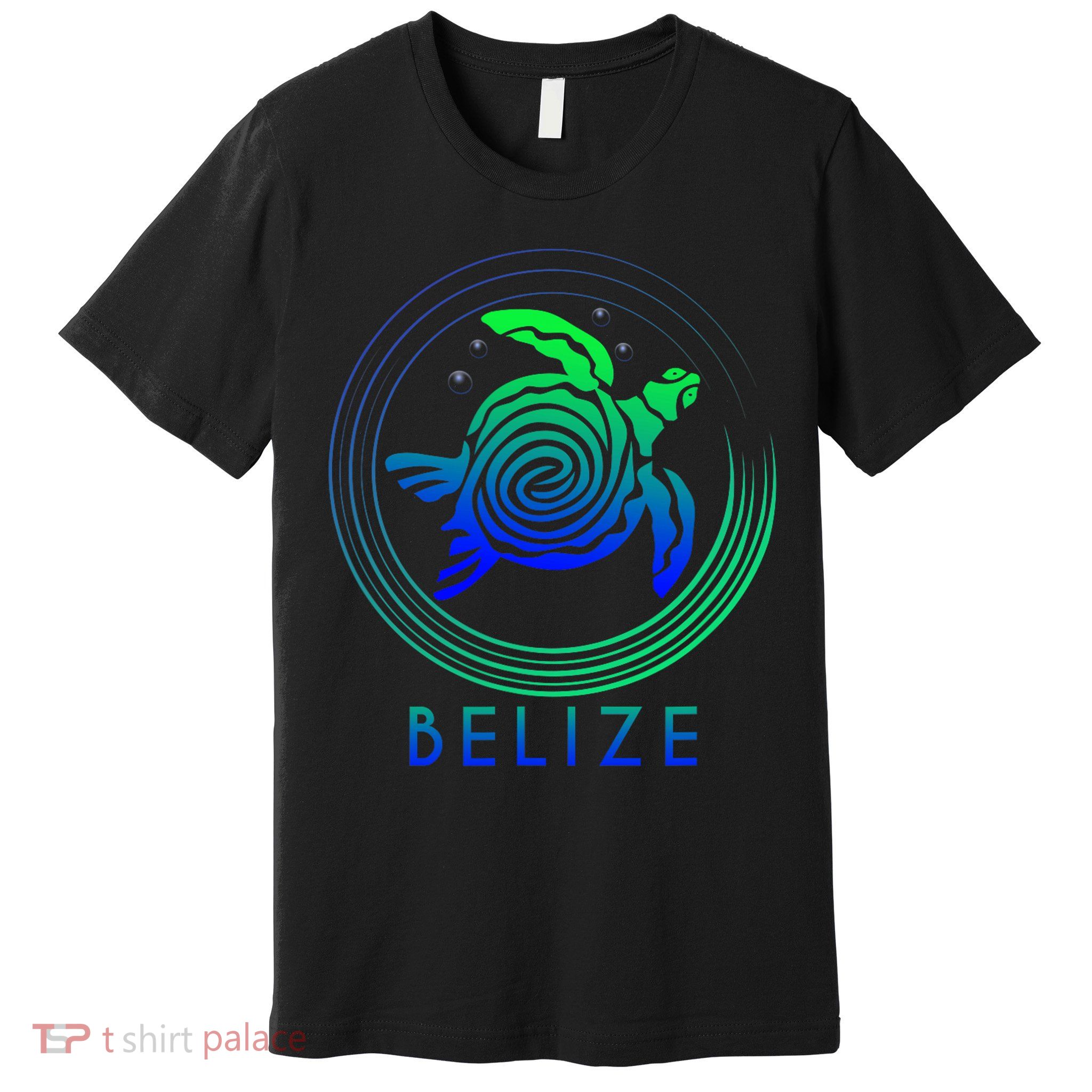 Belize Tribal Belize Turtle Premium T-Shirt