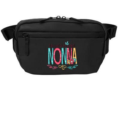 Blessed To Be Called Nonna Colorful Grandma Crossbody Pack