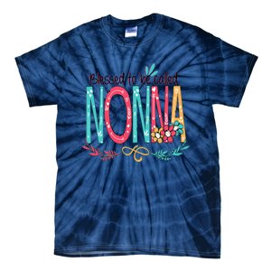 Blessed To Be Called Nonna Colorful Grandma Tie-Dye T-Shirt