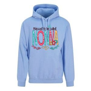 Blessed To Be Called Nonna Colorful Grandma Unisex Surf Hoodie