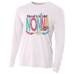 Blessed To Be Called Nonna Colorful Grandma Cooling Performance Long Sleeve Crew