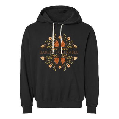 Barely Tolerable Garment-Dyed Fleece Hoodie