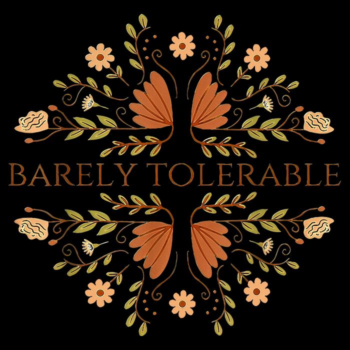 Barely Tolerable 7-Panel Snapback Hat