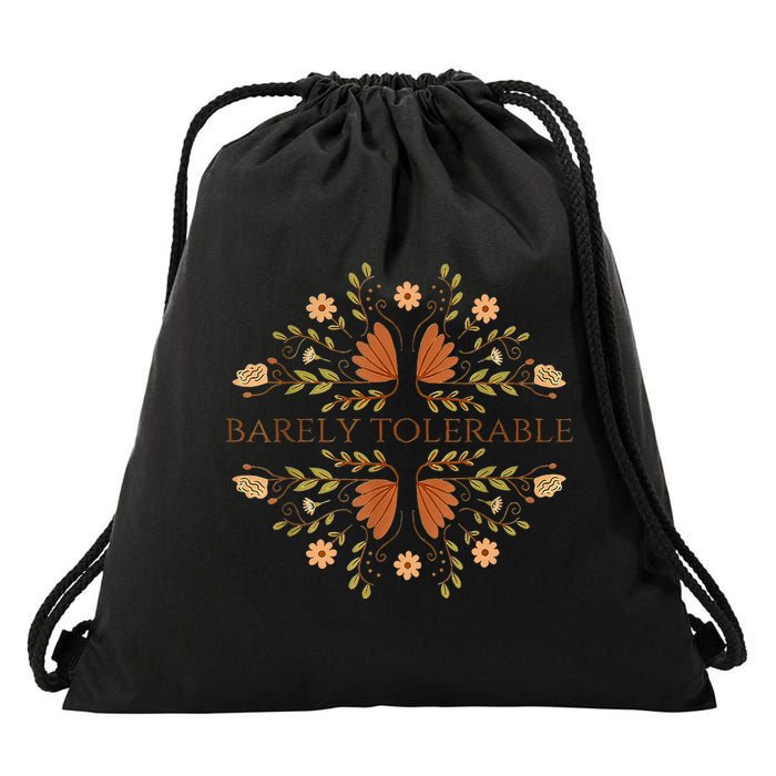 Barely Tolerable Drawstring Bag