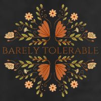 Barely Tolerable Crop Fleece Hoodie