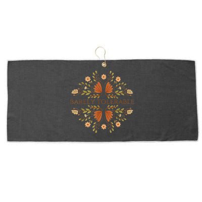 Barely Tolerable Large Microfiber Waffle Golf Towel