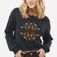 Barely Tolerable Cropped Pullover Crew