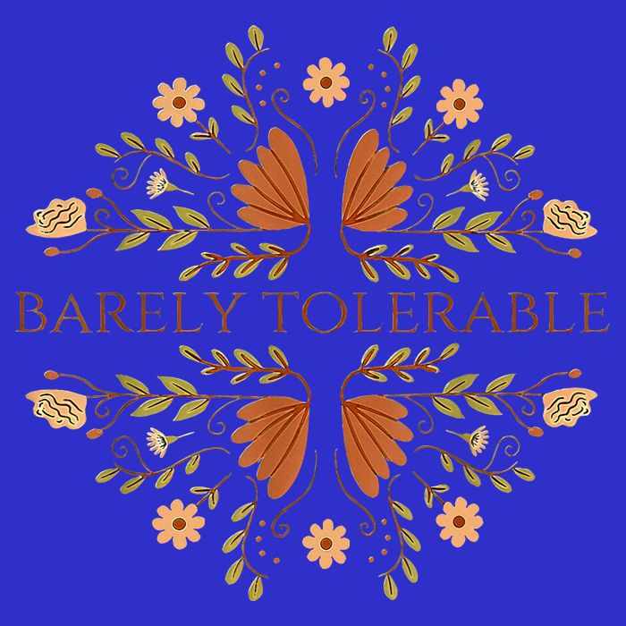 Barely Tolerable Toddler Hoodie