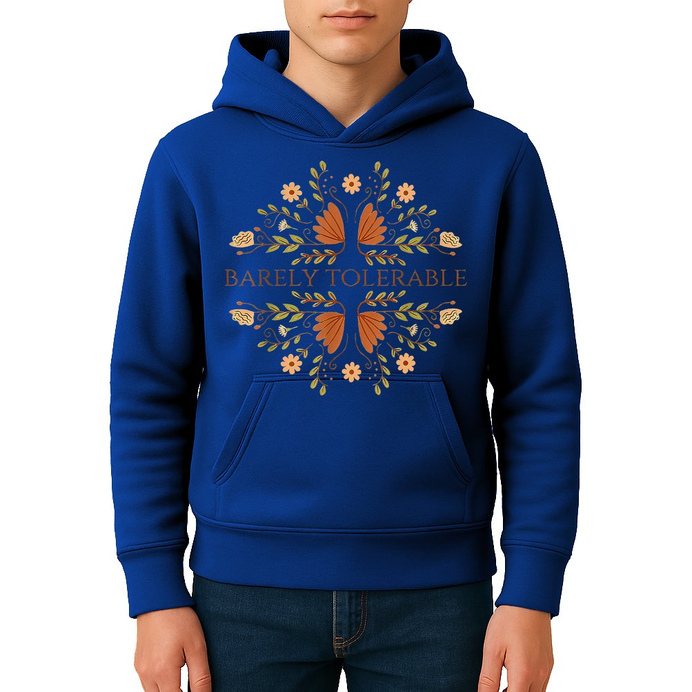 Barely Tolerable Kids Hoodie