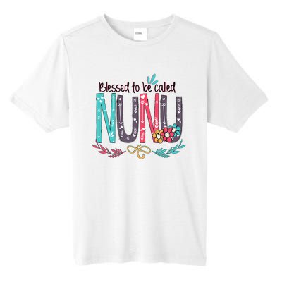 Blessed To Be Called Nunu Colorful Grandma Tall Fusion ChromaSoft Performance T-Shirt