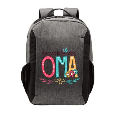 Blessed To Be Called Oma Colorful Grandma Vector Backpack