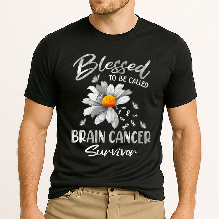 Blessed To Be Called Brain Cancer Survivor Gift Cooling Performance Crew T-Shirt