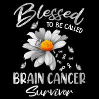 Blessed To Be Called Brain Cancer Survivor Gift Sustainable Bucket Hat