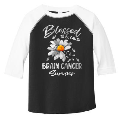 Blessed To Be Called Brain Cancer Survivor Gift Toddler Fine Jersey T-Shirt