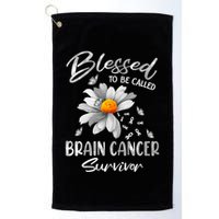 Blessed To Be Called Brain Cancer Survivor Gift Golf Towel