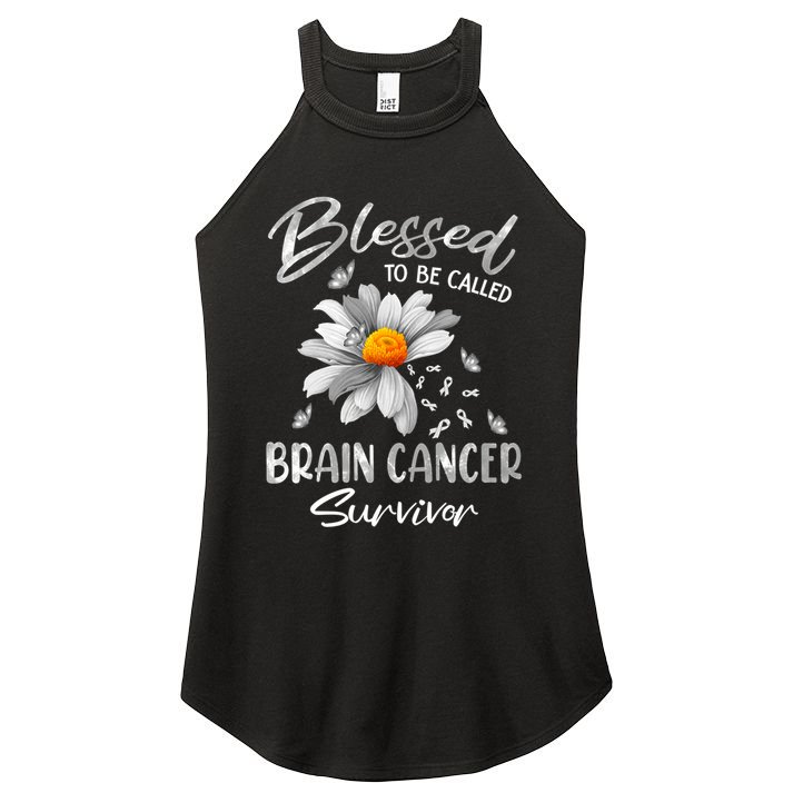 Blessed To Be Called Brain Cancer Survivor Gift Women's Perfect Tri Rocker Tank