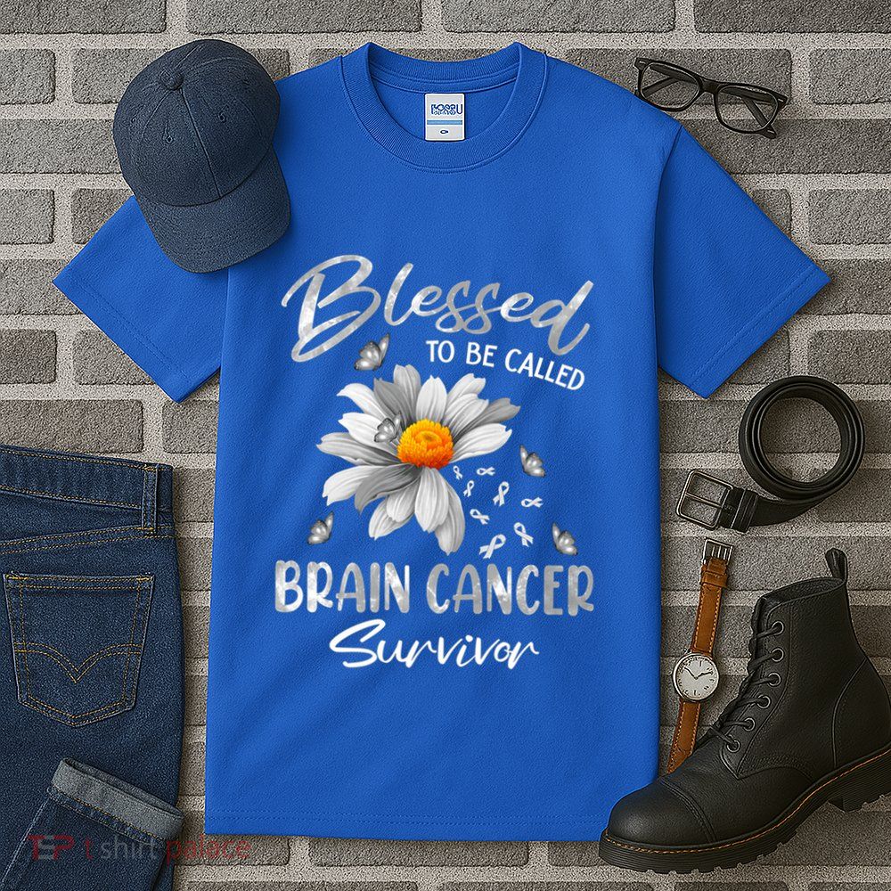 Blessed To Be Called Brain Cancer Survivor Gift Tall T-Shirt