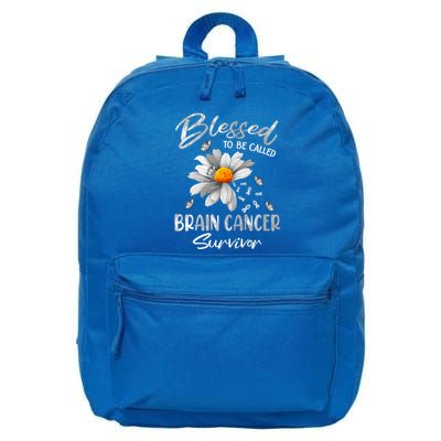 Blessed To Be Called Brain Cancer Survivor Gift 16 in Basic Backpack