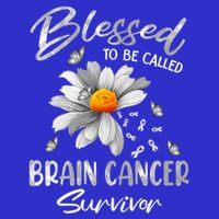 Blessed To Be Called Brain Cancer Survivor Gift Premium T-Shirt